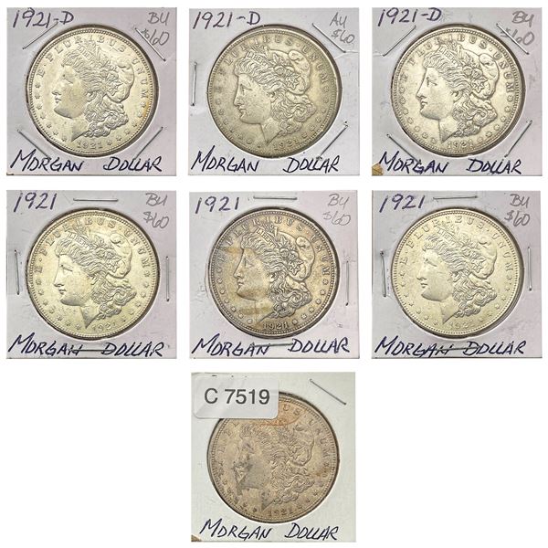 [7]1921/1921-D Morgan Silver Dollar