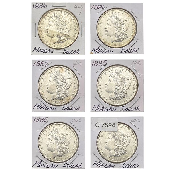[6]1885-1886 Morgan Silver Dollar