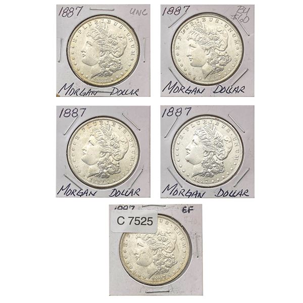 [5]1887 Morgan Silver Dollar