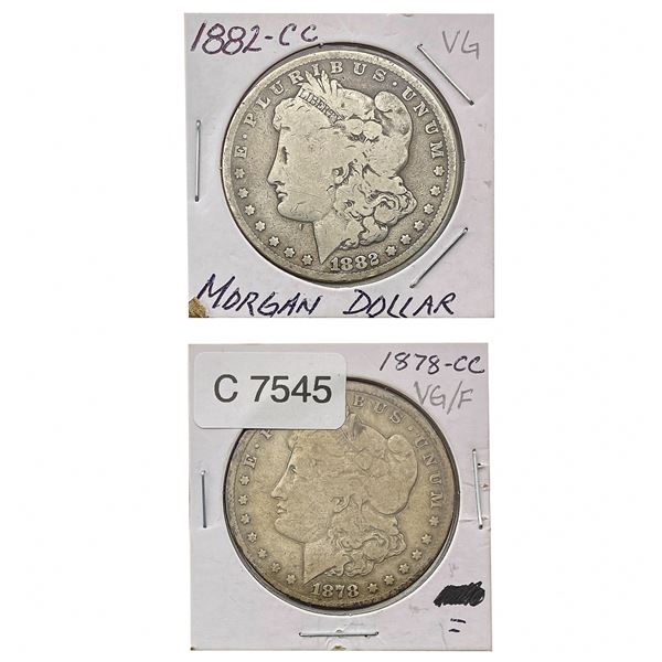 [2]1878/1882-CC Morgan Silver Dollar