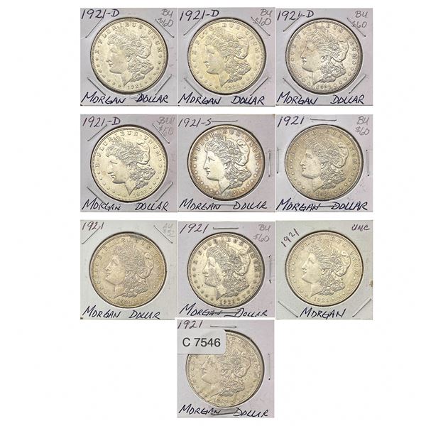 [10]1921-D/S Morgan Silver Dollar