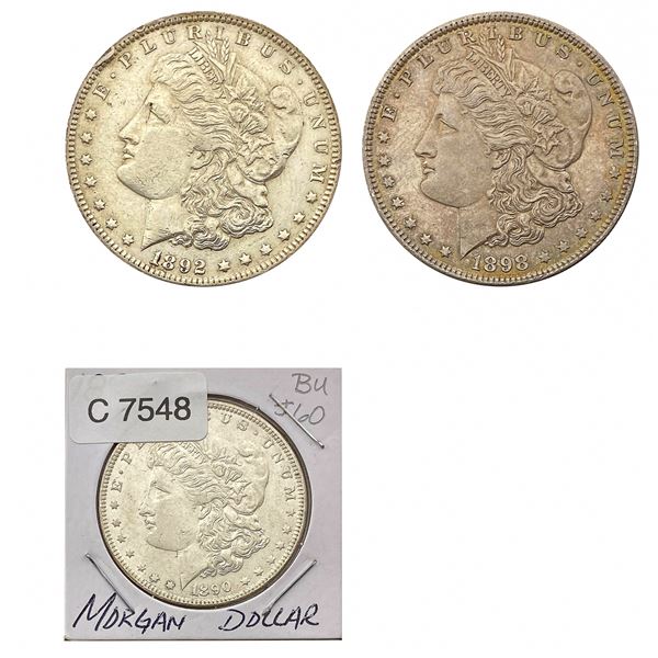 [3]1890-1898 Morgan Silver Dollar