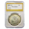 1885-CC Morgan Silver Dollar PGA MS66+