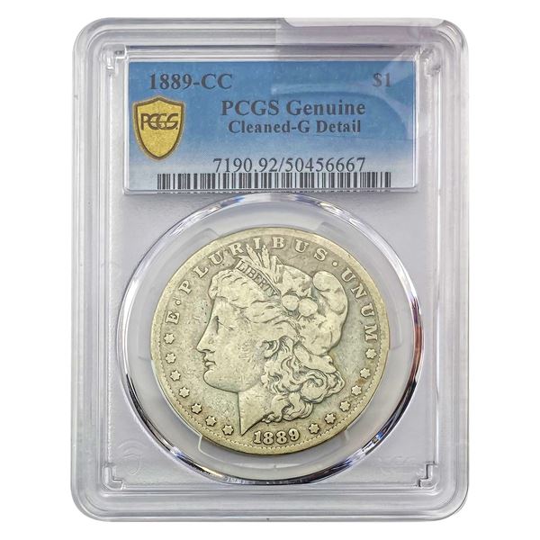1889-CC Morgan Silver Dollar PCGS G Detail
