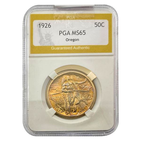 1926 Oregon Trail Half Dollar PGA MS65