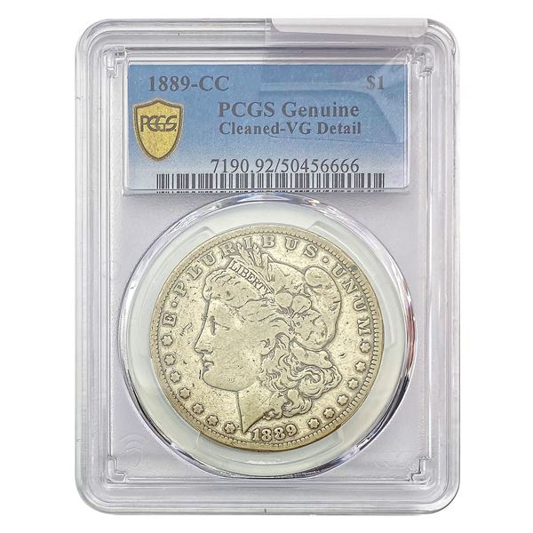 1889-CC Morgan Silver Dollar PCGS VG Detail