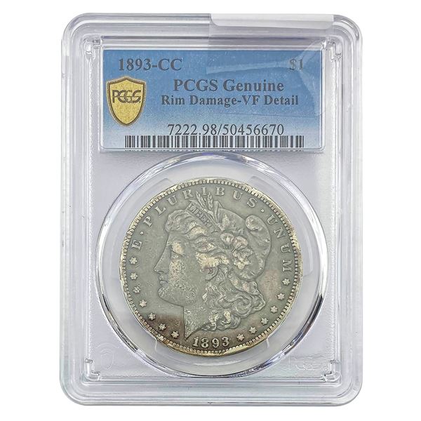 1893-CC Morgan Silver Dollar PCGS VF Detail