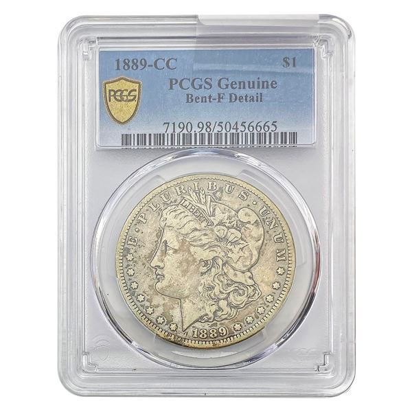 1889-CC Morgan Silver Dollar PCGS F Detail