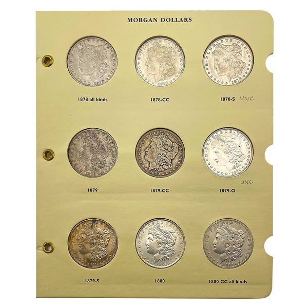 [52]1878-1892 Morgan Dollars Album