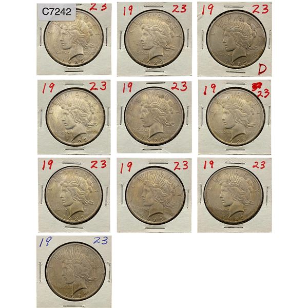 [10]1923 Silver Peace Dollar