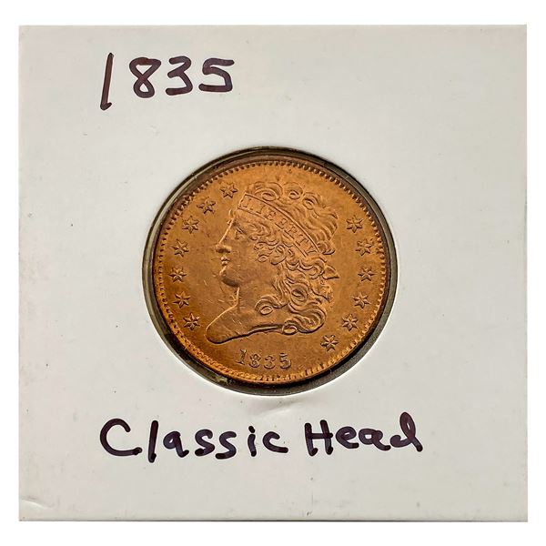1835 Classic Head Half Cent
