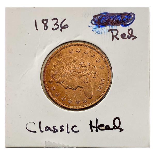1836 RED Classic Head Half Cent