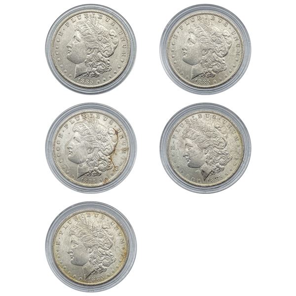 [5]1885-O Morgan Silver Dollar