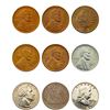 Image 4 : [13]1877-2022 Assorted U.S. Coins [1C-50C]