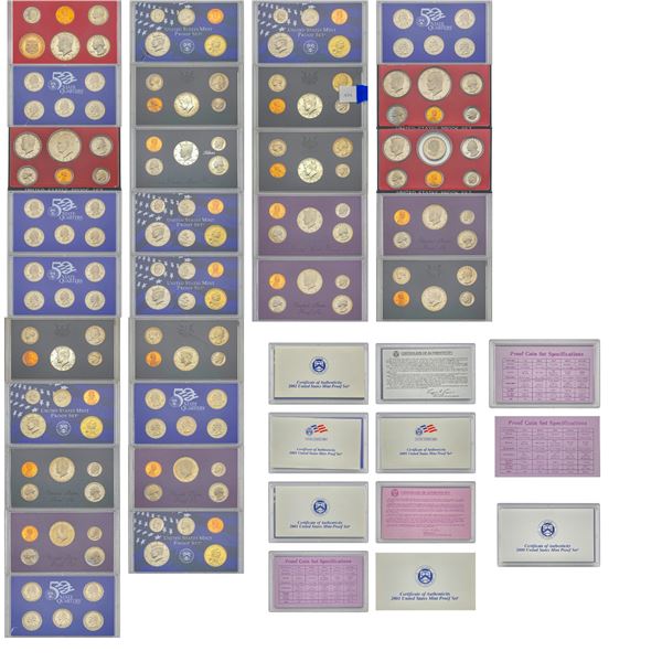 [23]1968-2005 U.S. Proof Sets - Mixed Dates