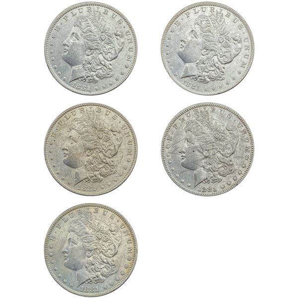 [5]1881-O Morgan Silver Dollar