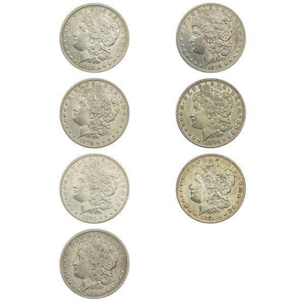 [7]1879-1881 Morgan Silver Dollar