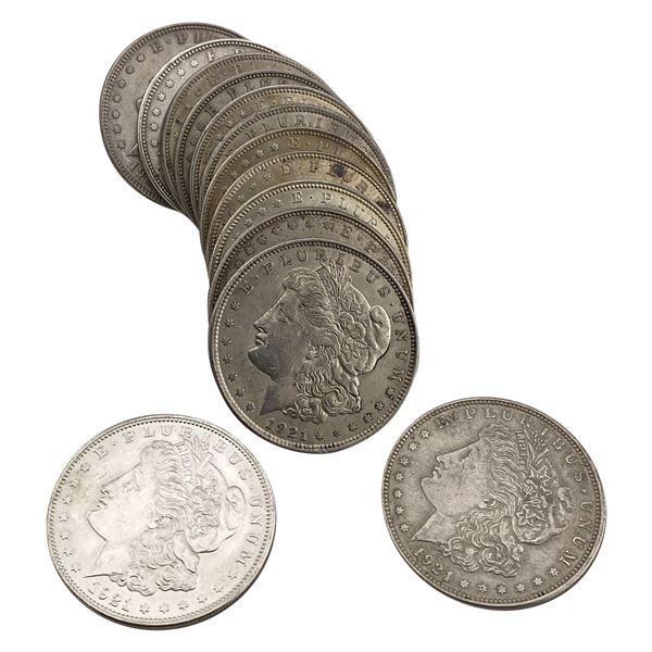 [13]1921-P Morgan Silver Dollar XF/AU