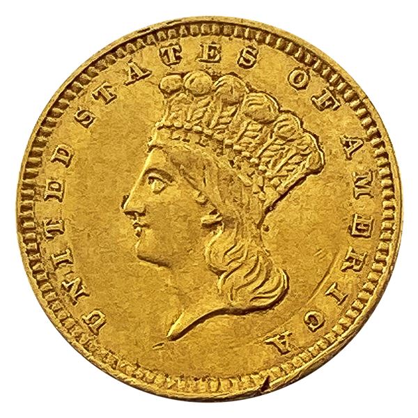 1857 Rare Gold Dollar