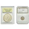 Image 1 : [2]1867 & 1880-P 3 Cent & Morgan Dollar PCI/USCG