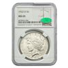 Image 1 : 1922-D CAC Silver Peace Dollar NGC MS65