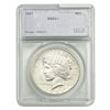 Image 1 : 1921 Silver Peace Dollar SEGS MS63+