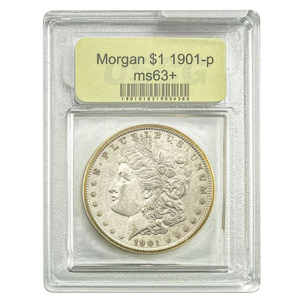 1901-P Morgan Silver Dollar USCG MS63+