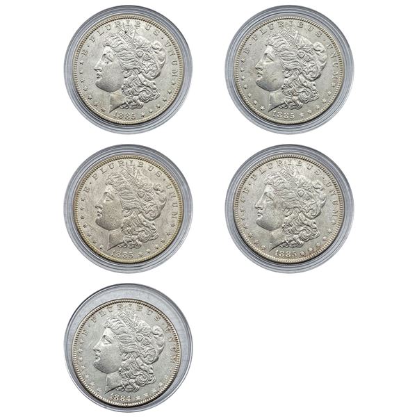 [5]1884-1885 Morgan Silver Dollar