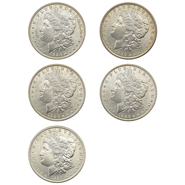 [5]1886 & 1889 Morgan Silver Dollar