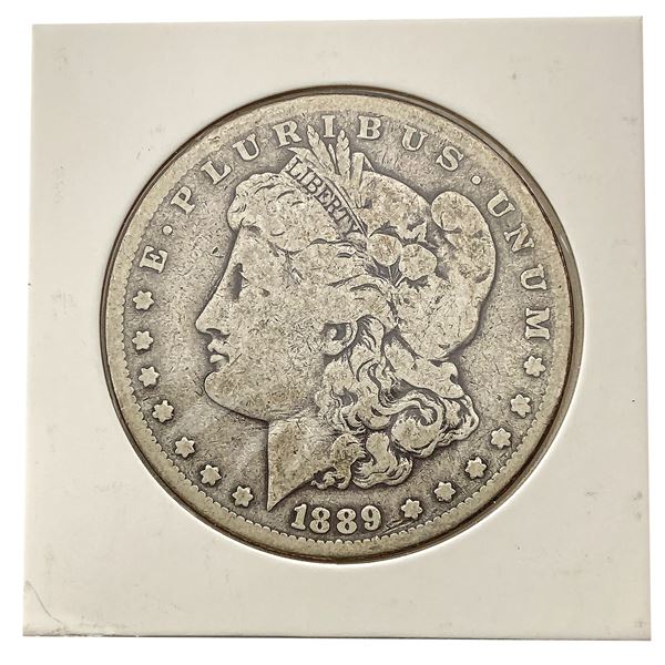 1889-CC Morgan Silver Dollar