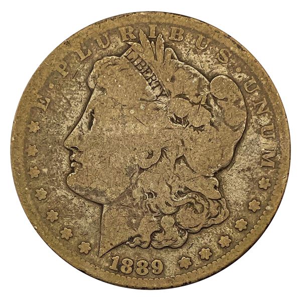 1889-CC Morgan Silver Dollar