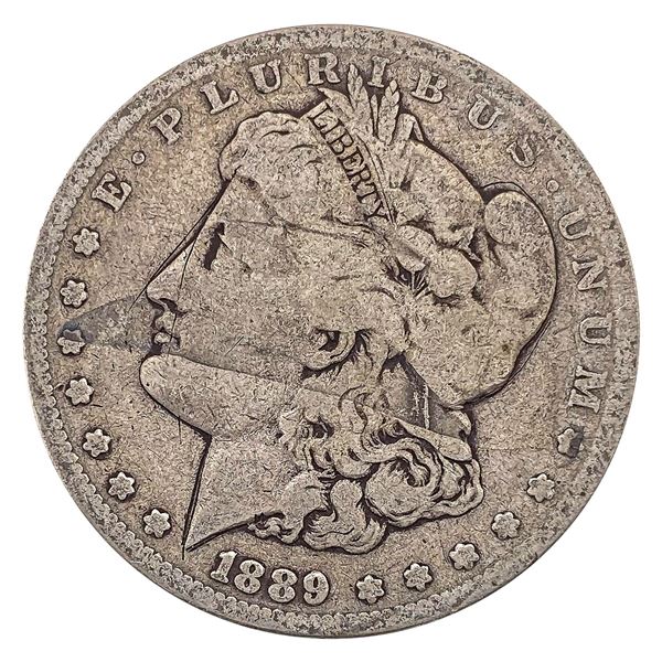 1889-CC Morgan Silver Dollar