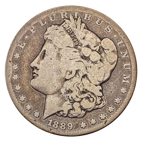 1889-CC Morgan Silver Dollar