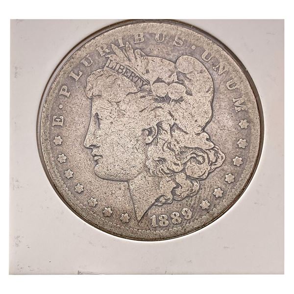 1889-CC Morgan Silver Dollar