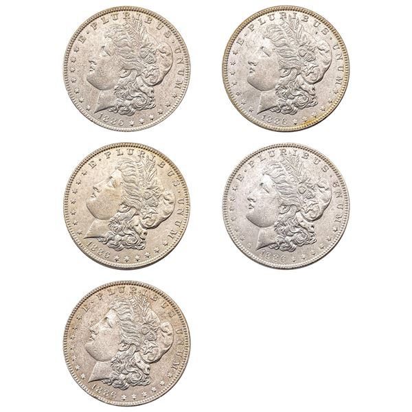 [5]1886 Morgan Silver Dollar