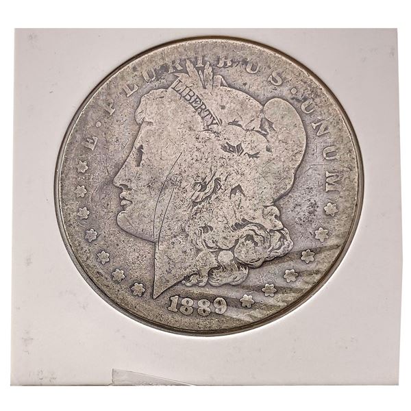 1889-CC Morgan Silver Dollar