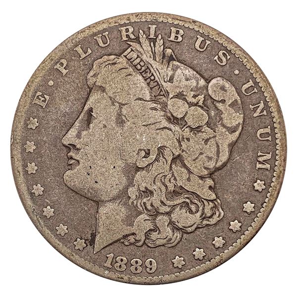 1889-CC Morgan Silver Dollar