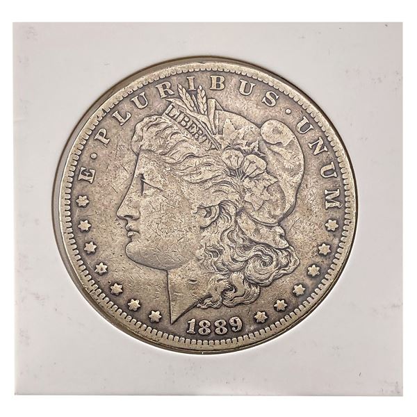 1889-CC Morgan Silver Dollar