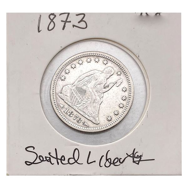 1873 Seated Liberty Quarter