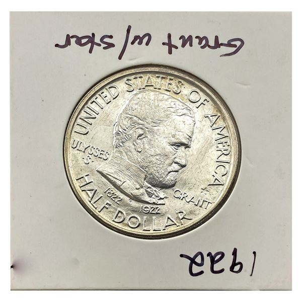 1922 w/ Star Grant Half Dollar