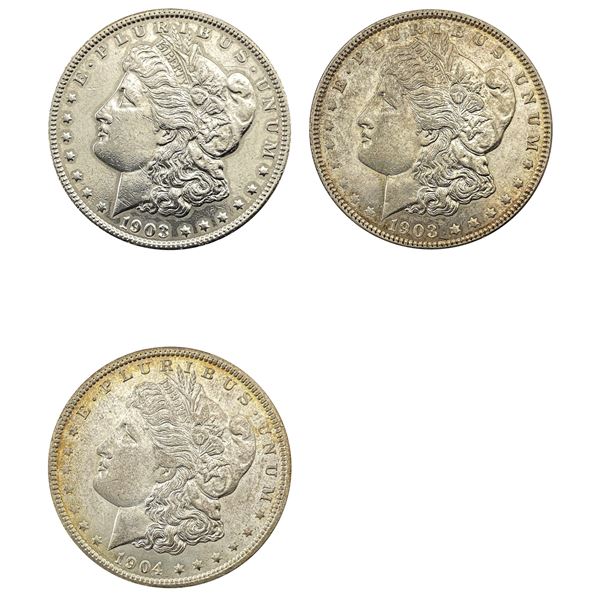 [3]1903 & 1904 Morgan Silver Dollar