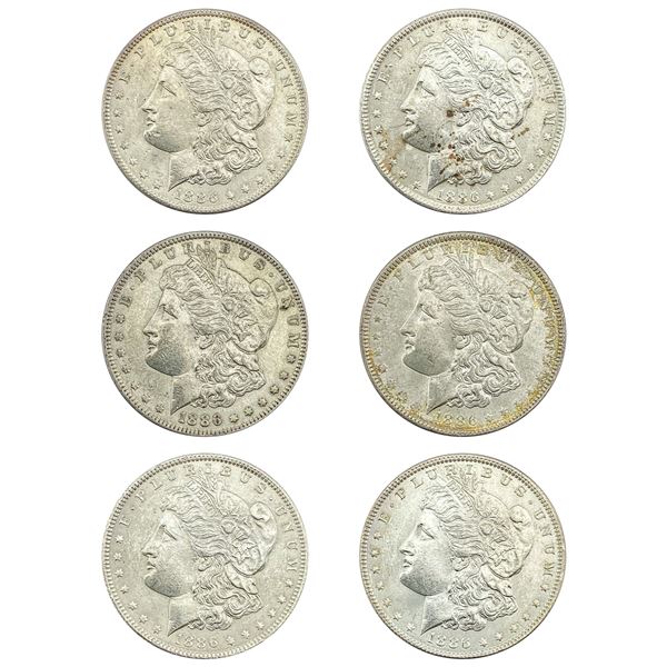 [6]1886 Morgan Silver Dollar