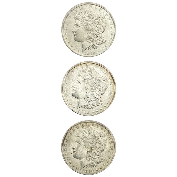 [3]1892/1892-O Morgan Silver Dollar