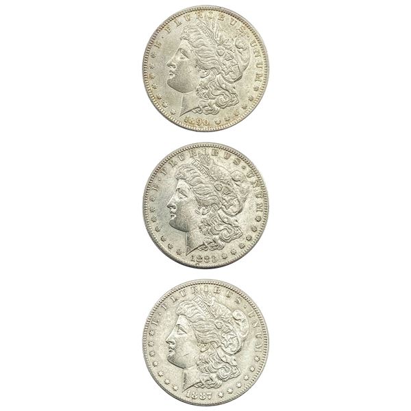 [3]1887-1890-S Morgan Silver Dollar