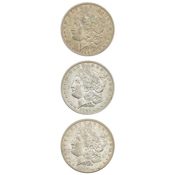 [3]1897-O Morgan Silver Dollar
