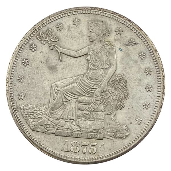 1875-S Silver Trade Dollar