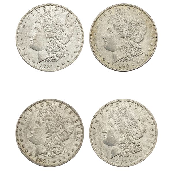 [4]1879-1881-O Morgan Silver Dollar