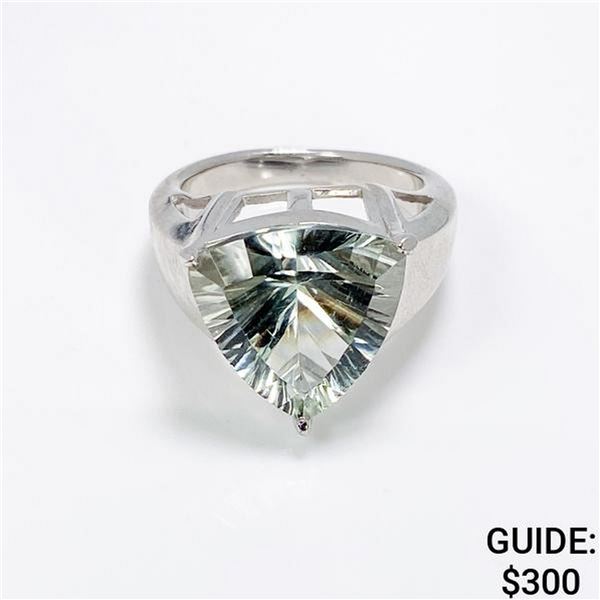 Sterling Silver Topaz Ring