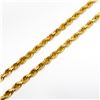 Image 5 : 14k yg Solid 20 inch Rope Chain