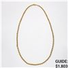 3mm 14k yg Solid Rope Chain 18 inch
